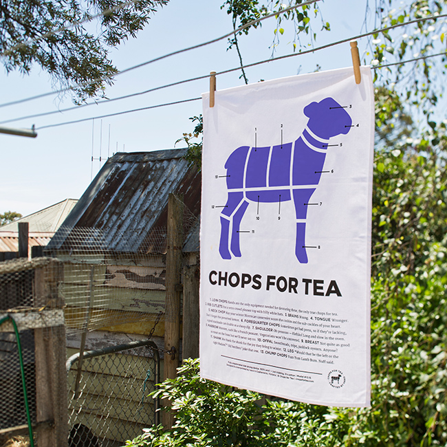 Signature Tea Towel (Violet)
