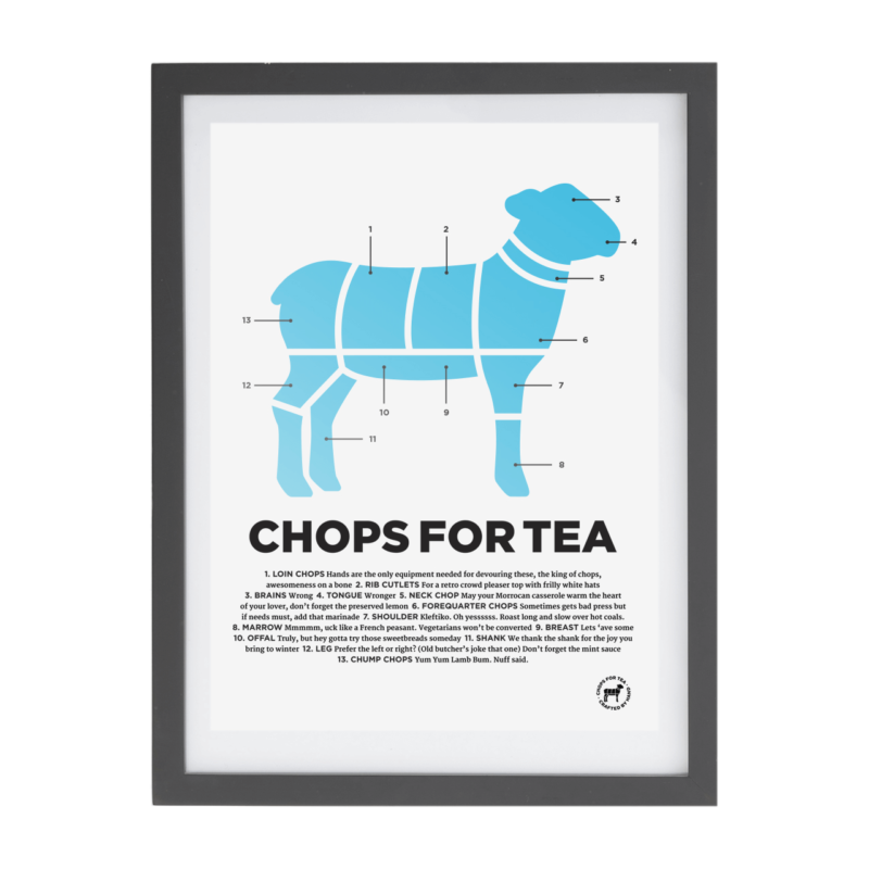 Chops For Tea (Screen Print)